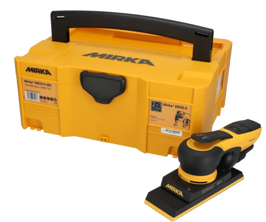 Zestaw Mirka Deos II 383CV 70x198mm + skrzynka + 1230 L AFC + wąż