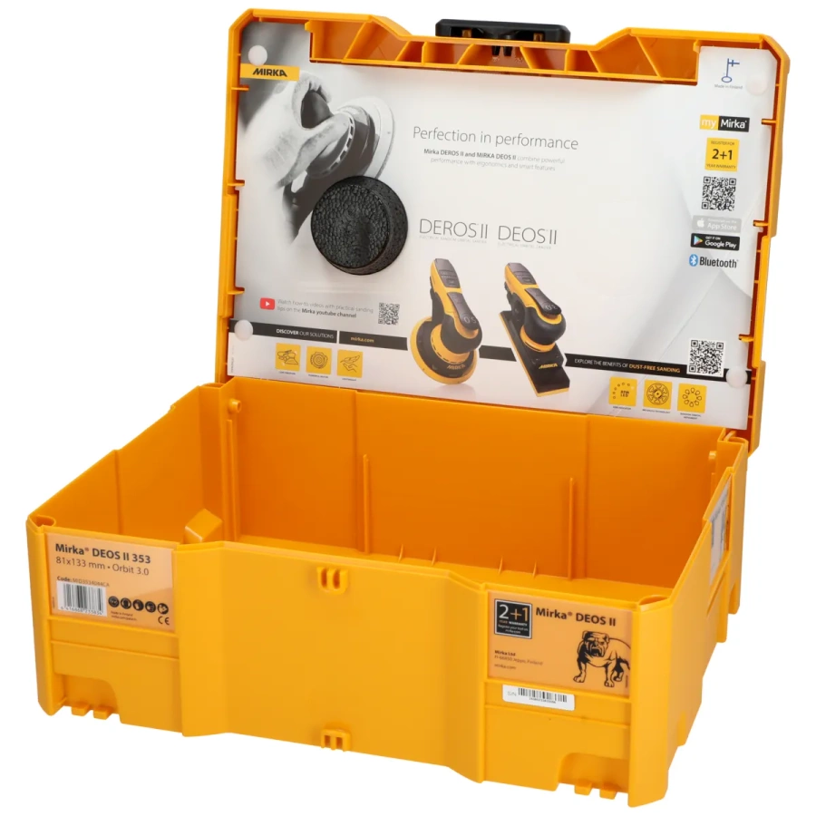 Mirka® DEOS II 353 81 x 133 mm - Skrzynka