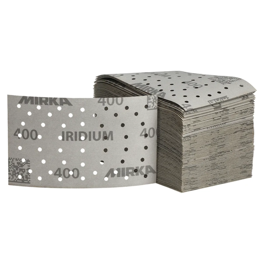 Mirka Iridium 81 x 133 mm, 54 otwory P400 - 100 SZT.