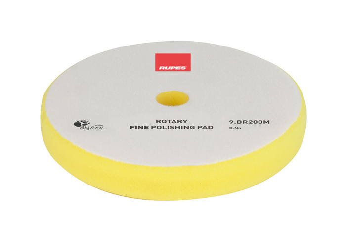 Gąbka polerska RUPES Rotary Fine 9.BR150M miękka żółta rotacyjna 130/150 mm