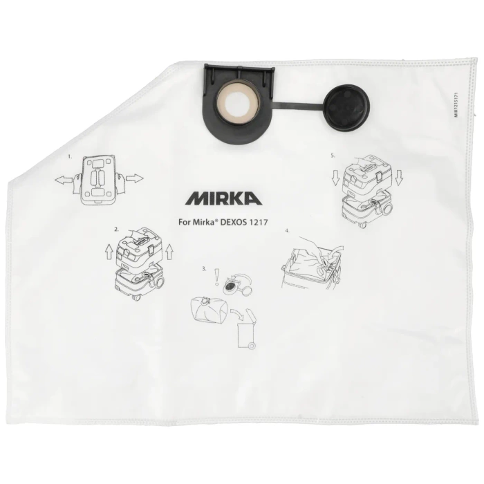 Woreczki na pył z włókniny do DEXOS 1217 - 5szt.